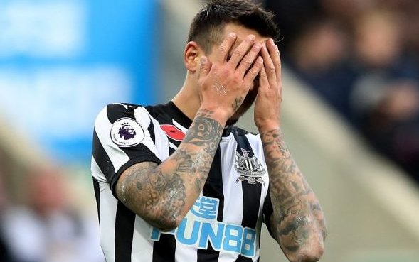Image for Many Newcastle fans slam Joselu after loss v Leicester