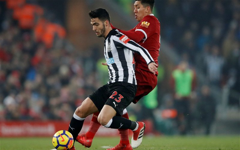Image for Newcastle midfielder aims to bounce back from Liverpool defeat by beating Southampton