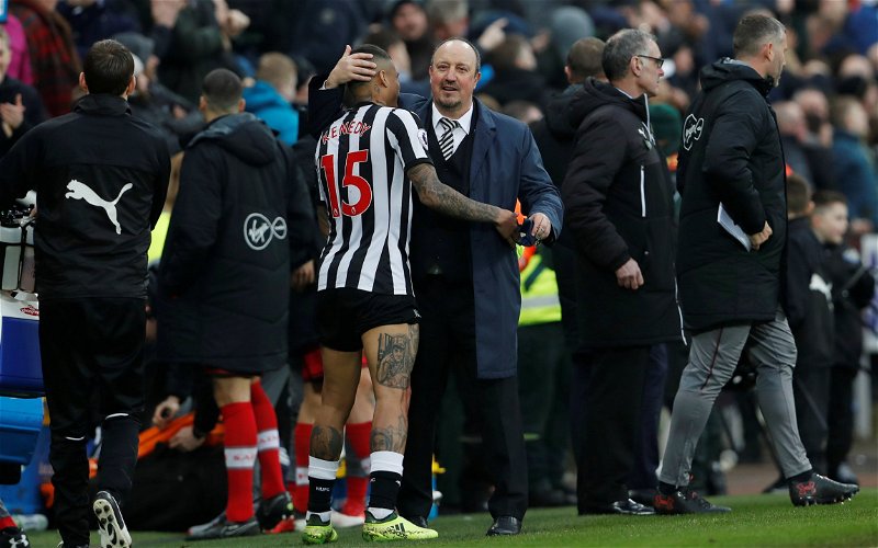 Image for Benitez hint that defender could be handed Newcastle chance