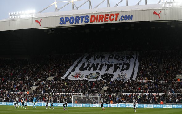 Image for Newcastle planning to create largest banner ever seen in European football