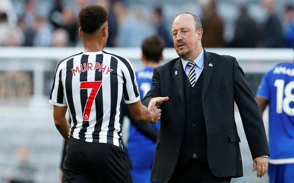 Image for Newcastle fans rave about Murphy at HT v Everton