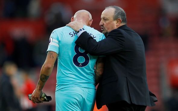 Image for Journalist: Benitez has grown frustrated by Shelvey