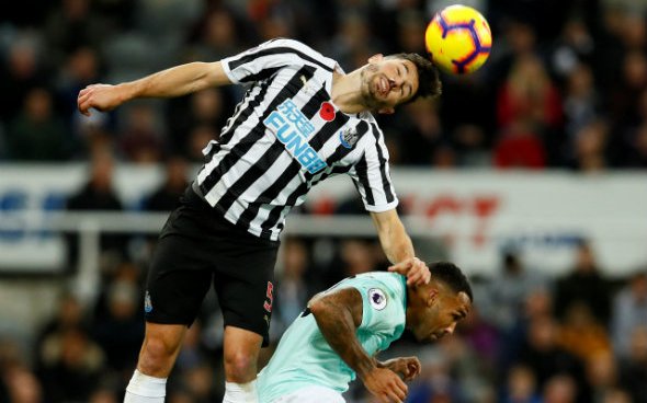 Image for Some Newcastle fans blown away by Schar v Huddersfield