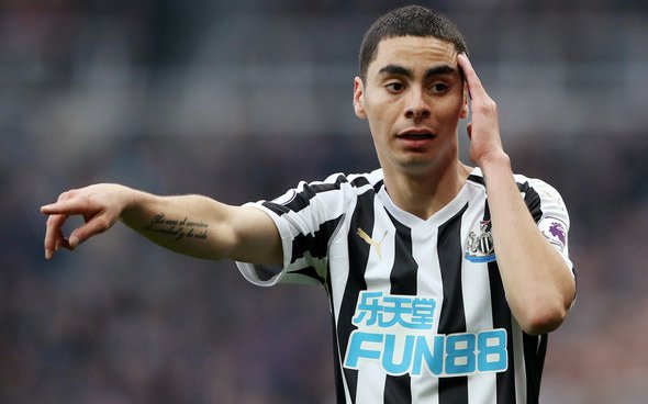 Image for Merson raves over Almiron in West Ham v Newcastle prediction