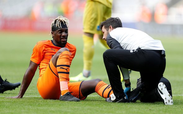 Image for Saint-Maximin to continue one-on-one rehabilitation