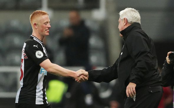 Image for Pundit View: Bruce on prospect he’s hoping will “still be a Newcastle player when I come back”