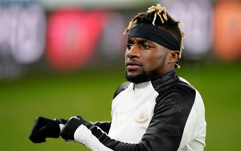 Image for Injury news: Allan Saint-Maximin back training on the grass in boost for Newcastle