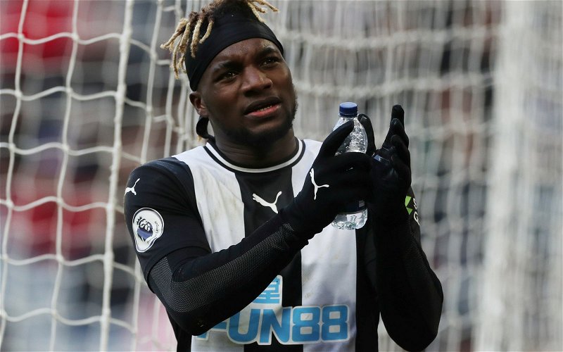 Image for Allan Saint-Maximin return: Newcastle handed boost ahead of Wolves but must be careful