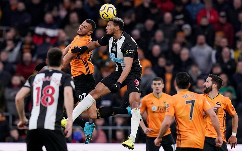 Image for Joelinton: Newcastle United fans show support for striker amid smatterings of abuse