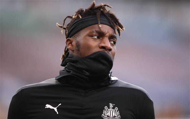 Image for News: Allan Saint-Maximin pictured back in training