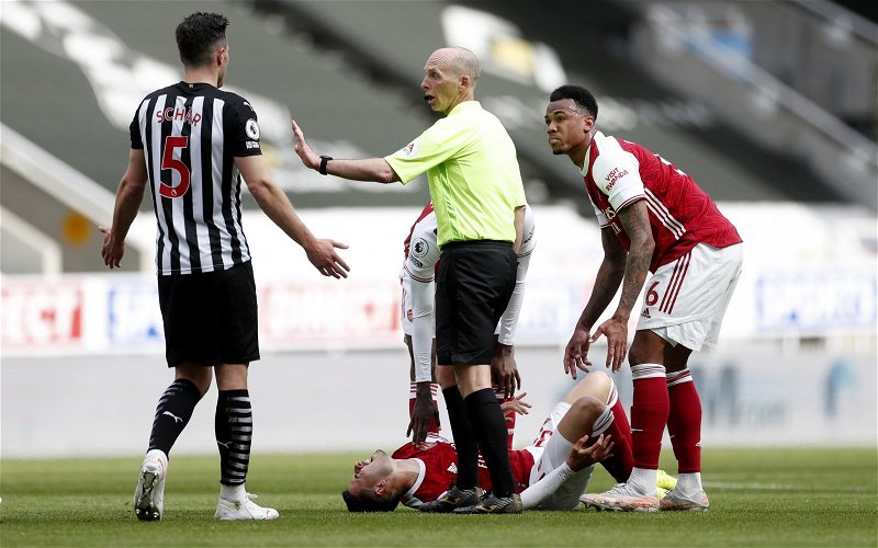 Image for News: Keith Hackett questions decision to send Fabian Schar off against Arsenal