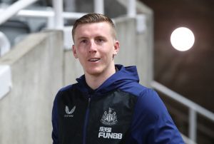 matt-targett-arrives-ahead-of-newcastle-united-vs-everton-in-the-premier-league-2022