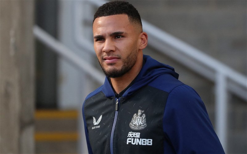 Image for Newcastle news: Jamaal Lascelles reacts to losing starting berth