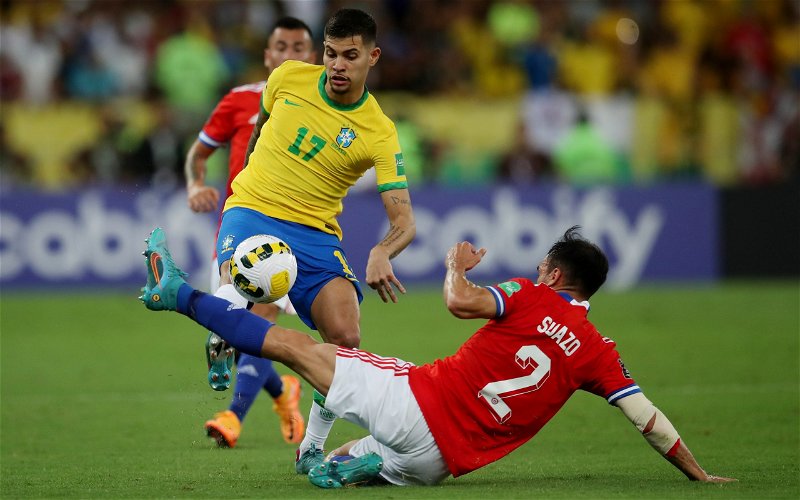 Image for Newcastle star Bruno Guimaraes suffers thigh injury ahead of Brazil clash