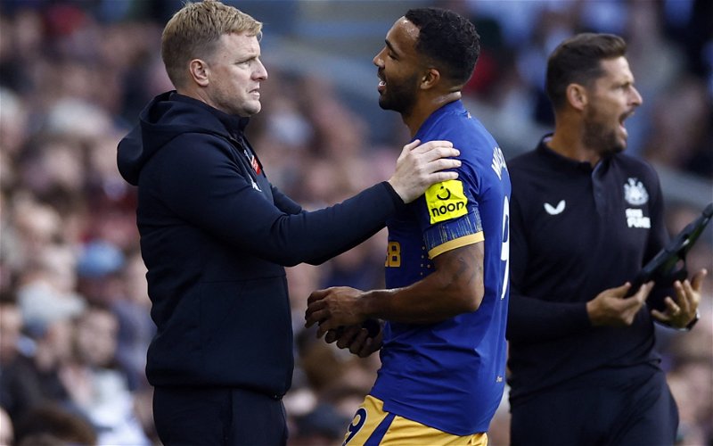 Image for Callum Wilson admits he understands why Eddie Howe took him off against Fulham