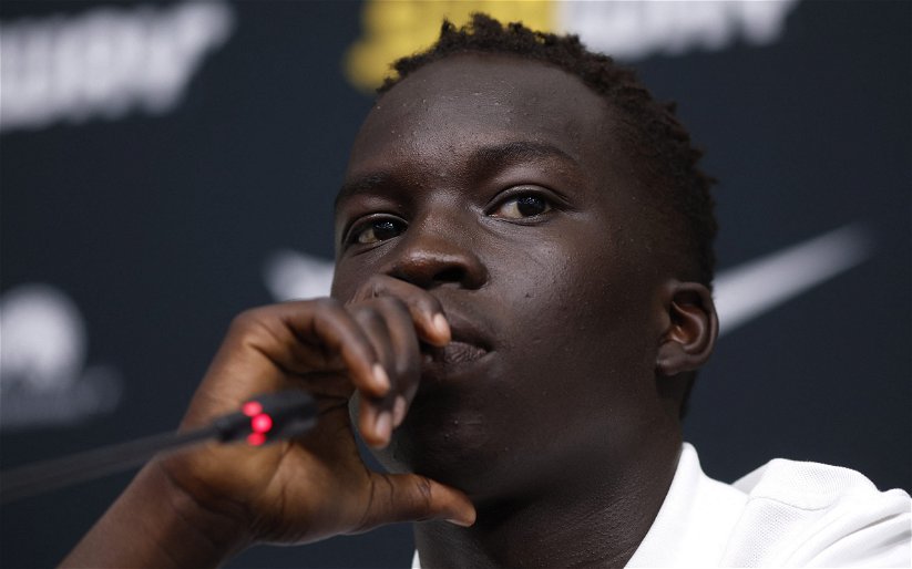 Image for Garang Kuol reveals messages from Newcastle fans ahead of transfer