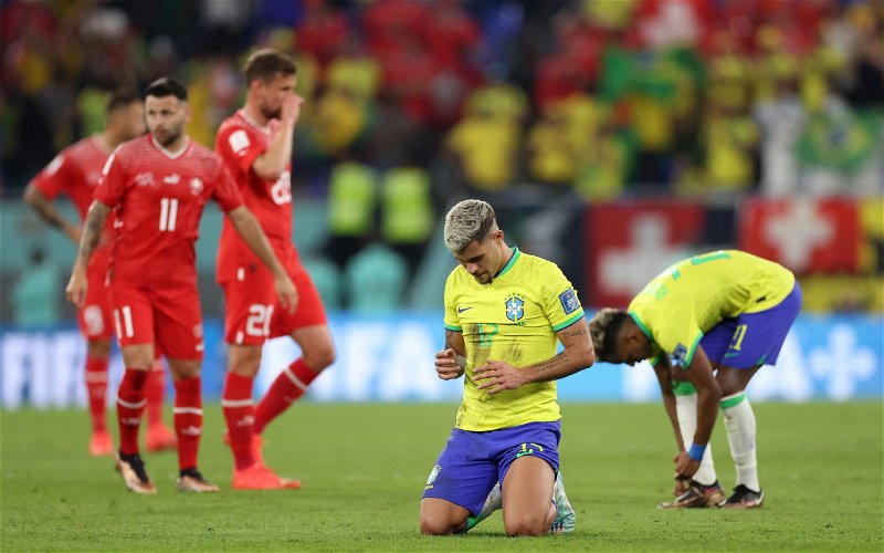 Image for Bruno Guimaraes sends message from World Cup after Brazil debut