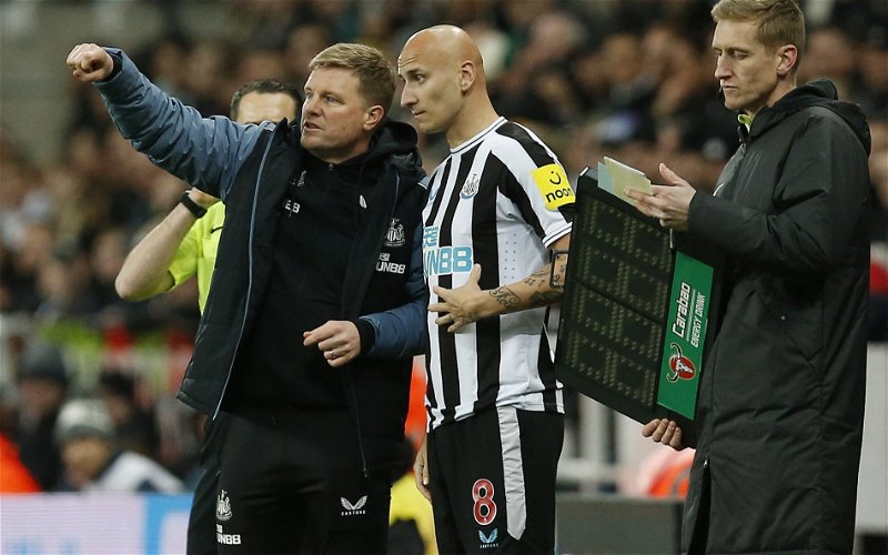 Image for Jonjo Shelvey facing up to two months out in fresh injury blow to Newcastle