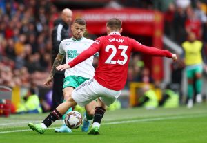 luke shaw man united newcastle premier league 2022