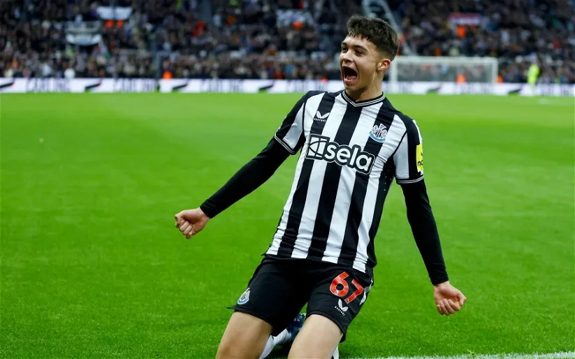 Image for Lewis Miley grabs the headlines as Newcastle sink Fulham